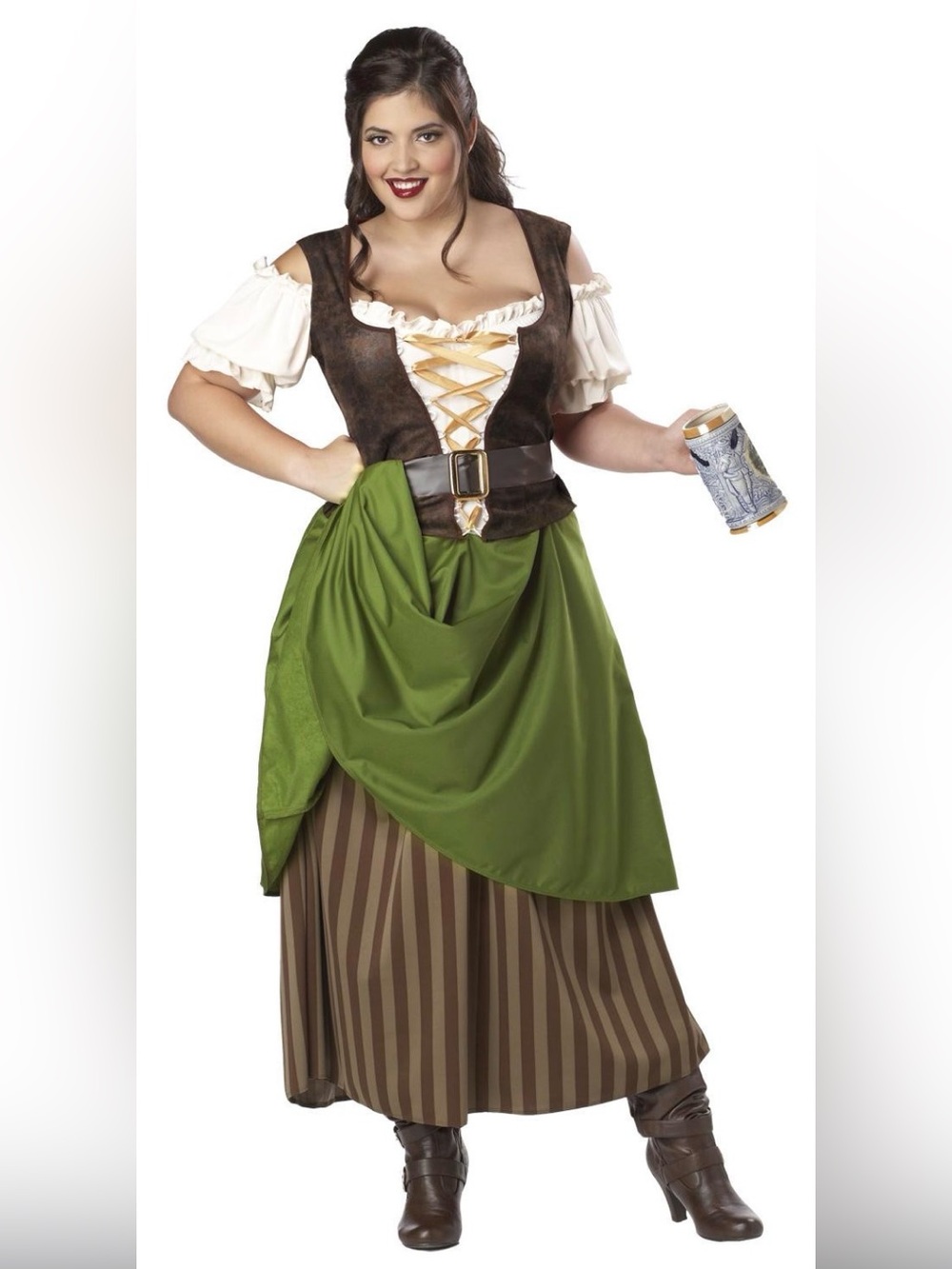Tavern maiden pirate wench California costumes plus sz 2X 18-20 NEW Halloween